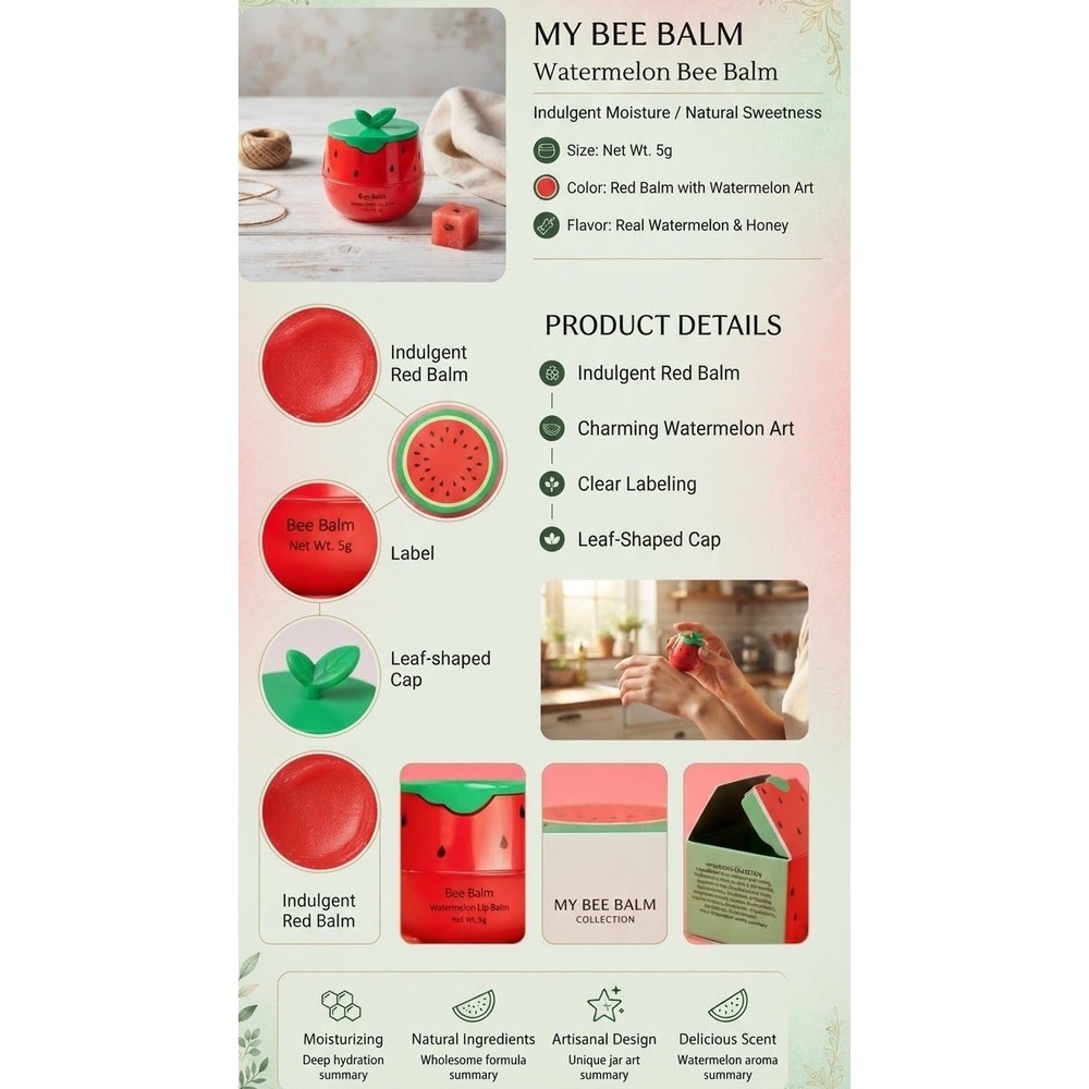 Watermelon Bee Balm